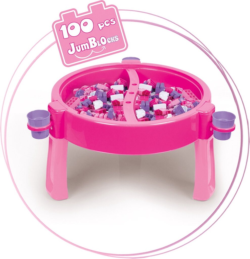 Table d'activités licorne Dolu comprenant 100 blocs