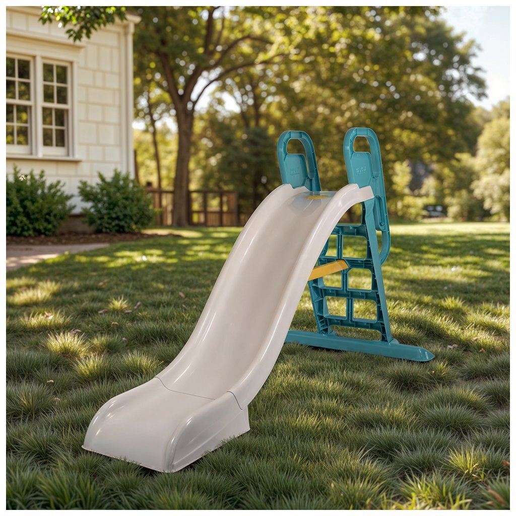 Dolu grand toboggan aquatique 144x85x189 cm vert blanc