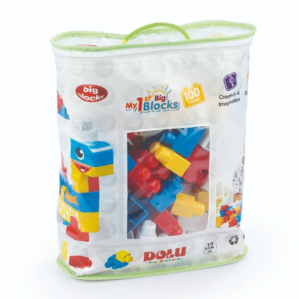 Dolu mes premiers gros blocs 100 blocs