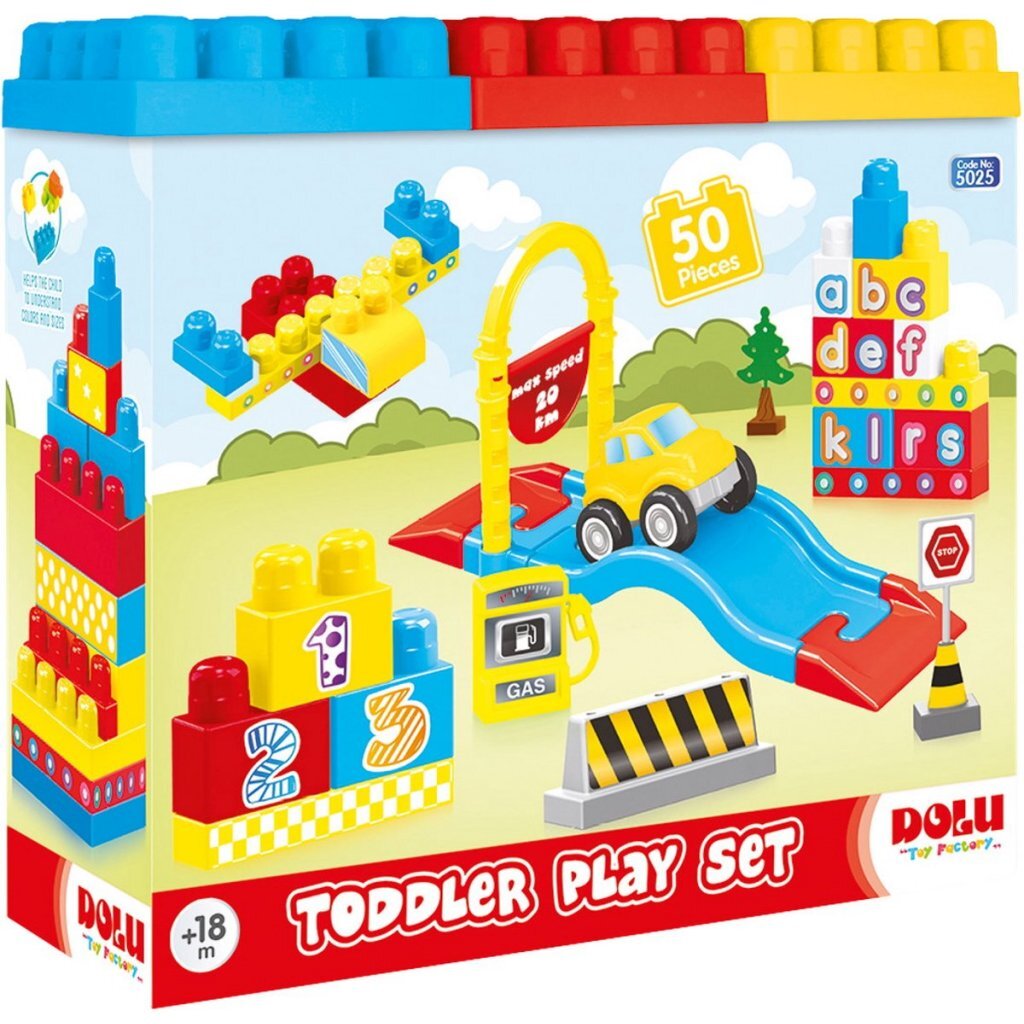 Dolu blocs jeu de construction route 50 pièces