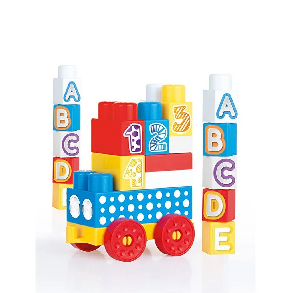 Train à blocs Dolu avec 25 blocs