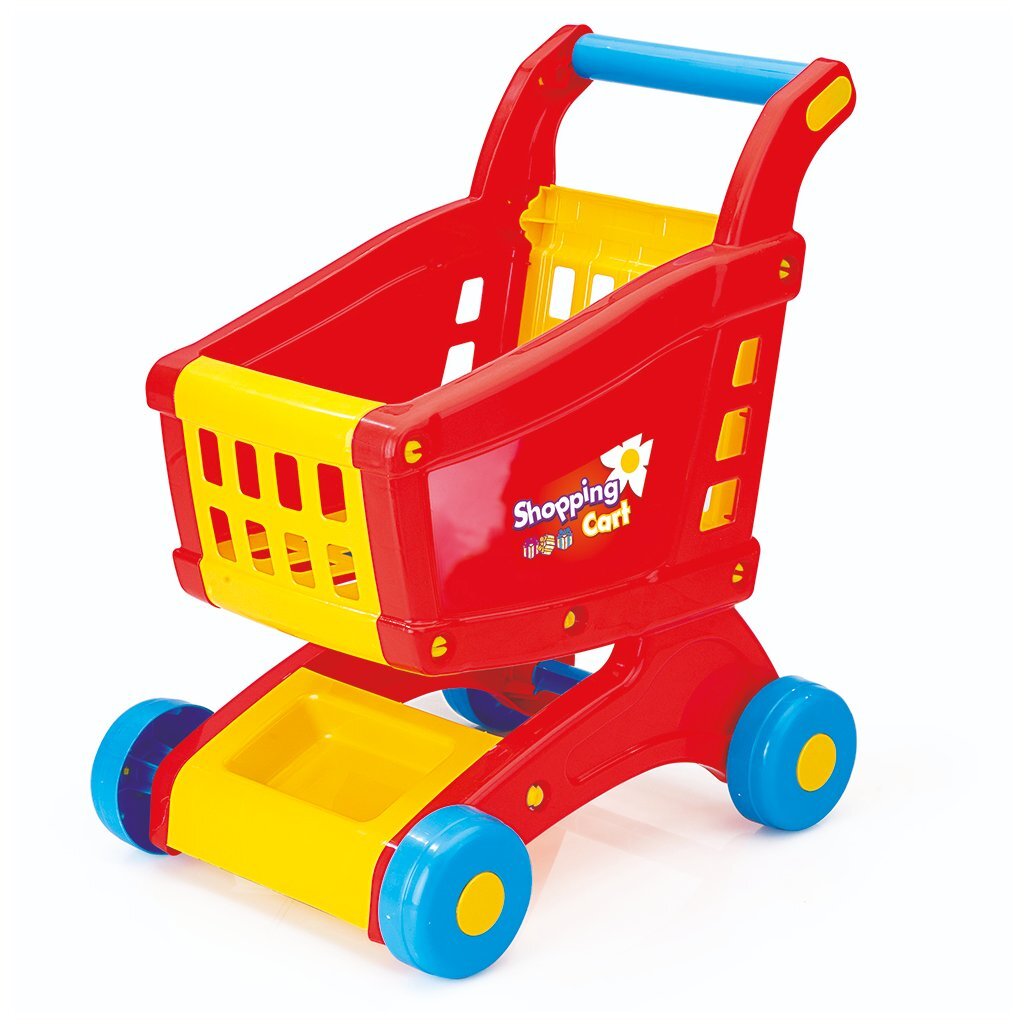 Chariot Dolu 50x31x43 cm rouge jaune bleu