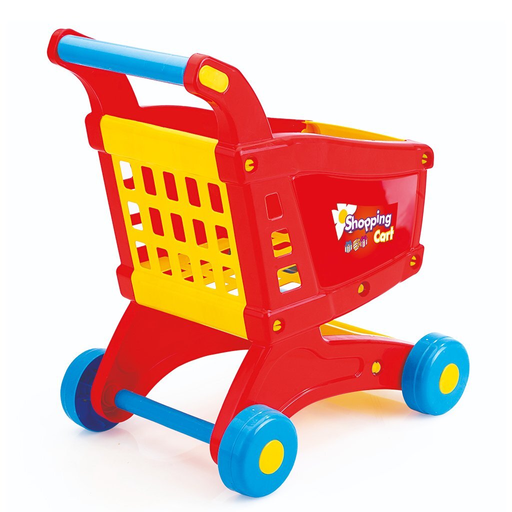 Chariot Dolu 50x31x43 cm rouge jaune bleu