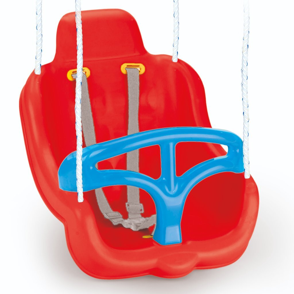 Fauteuil à bascule Dolu rouge bleu