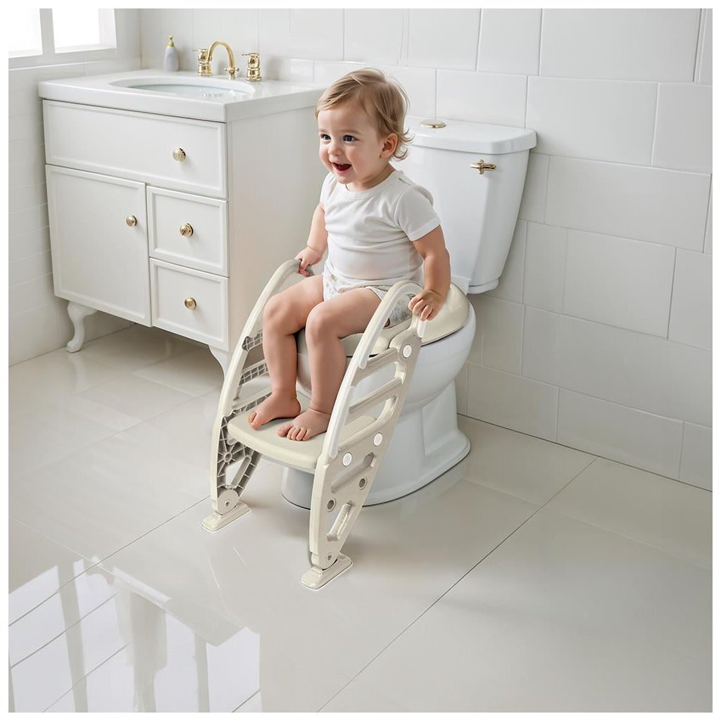 Dolu nuve antislip toiletladderadapter 61x39x58 cm beige