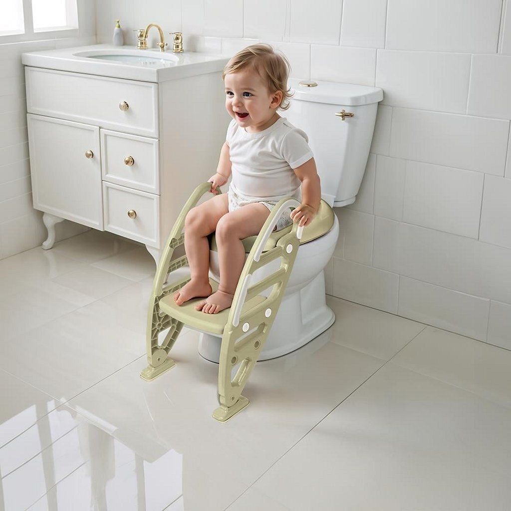 Dolu nuve antislip toiletladderadapter 61x39x58 cm pastelgroen