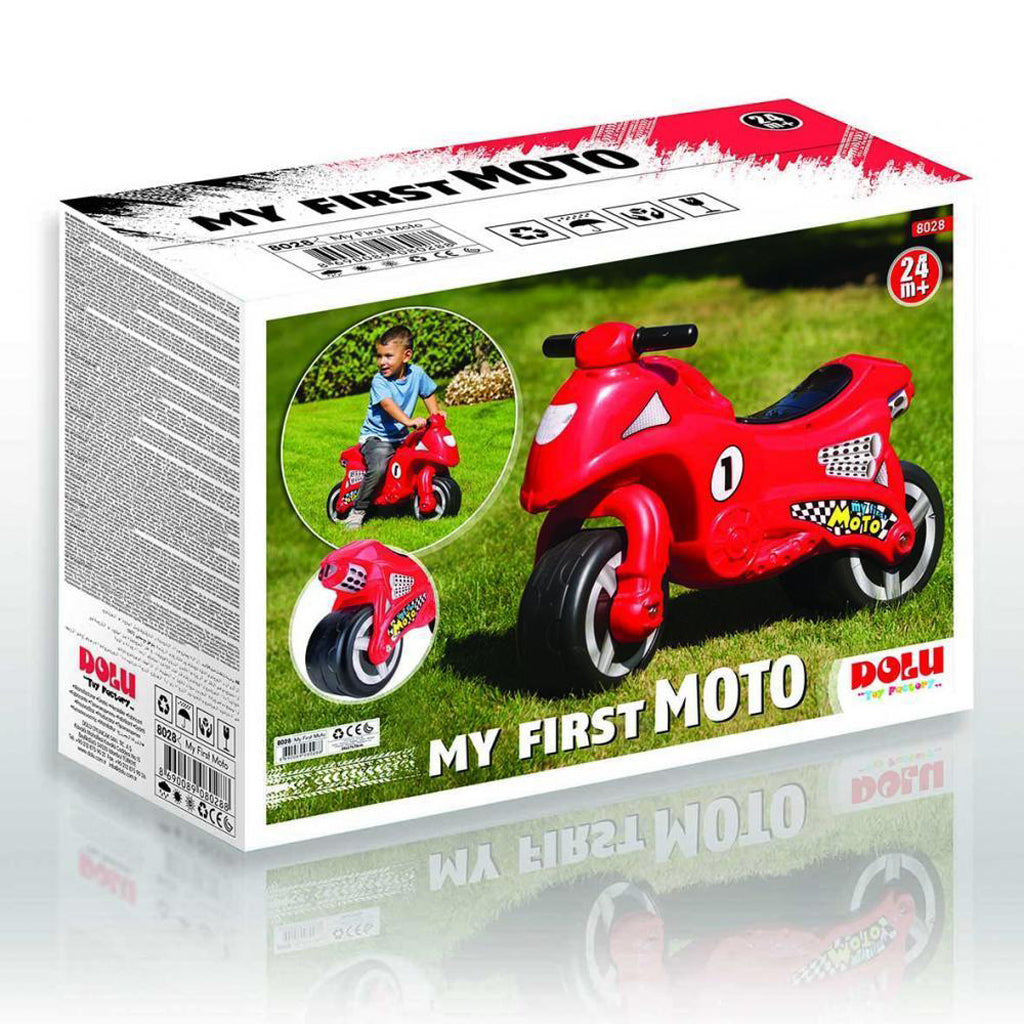 Dolu mon premier scooter à pied à moteur rouge