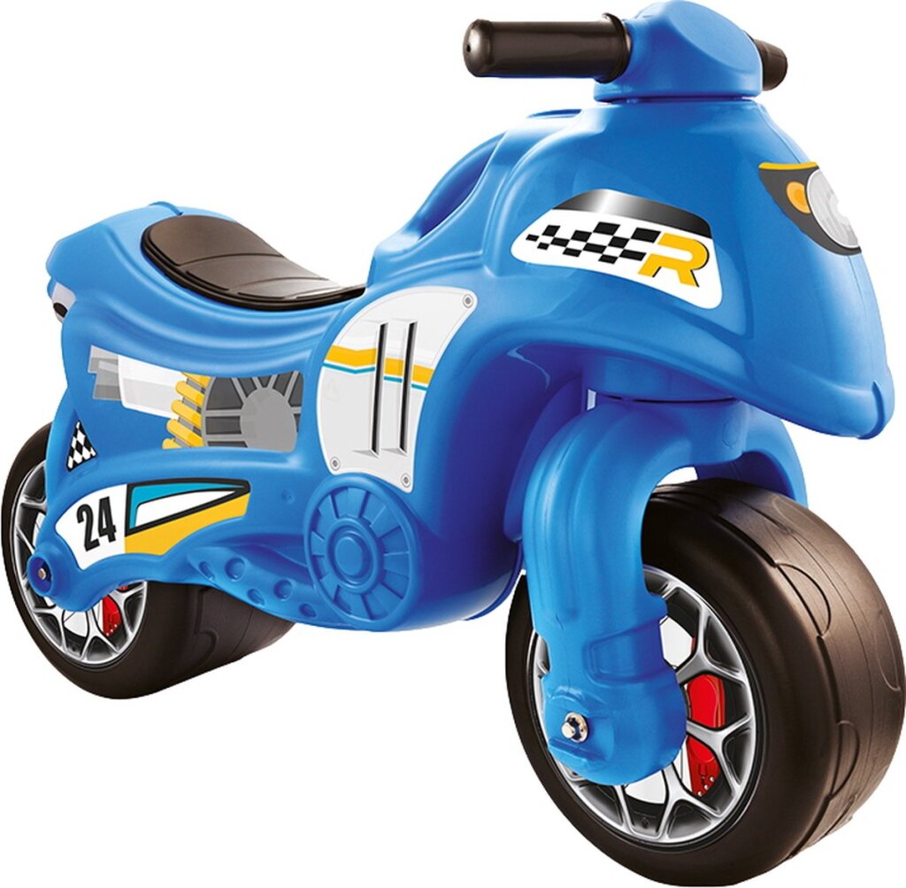 Dolu mon premier moteur de course bleu