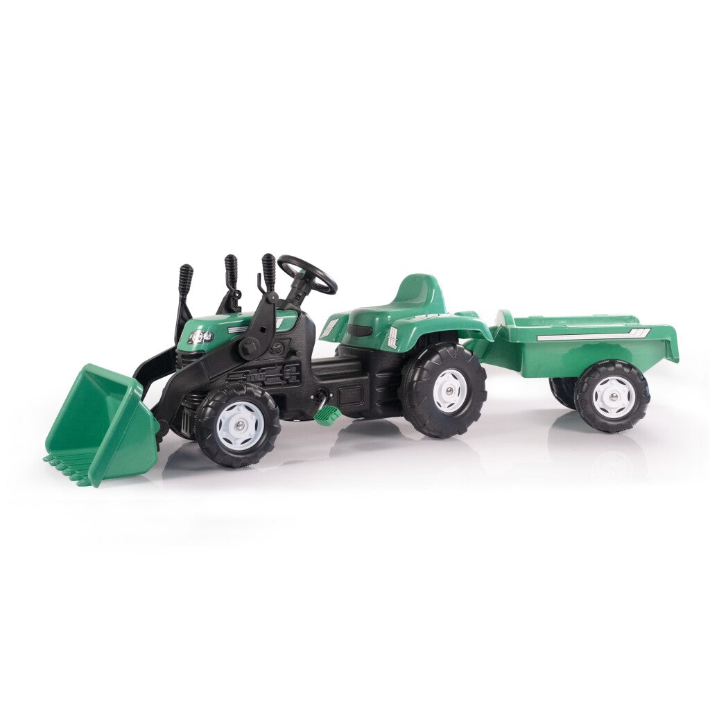 Excavatrice de tracteur à pédale Dolu + Green de remorque