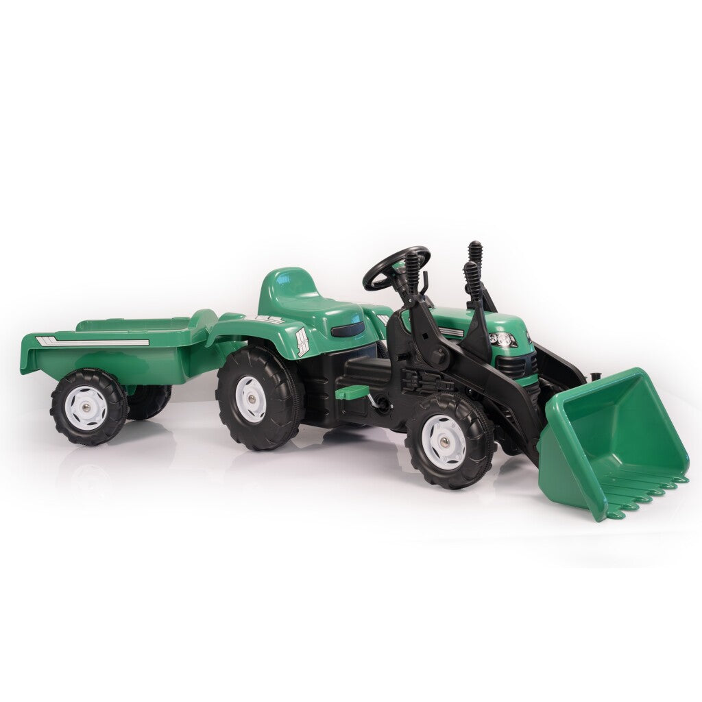 Excavatrice de tracteur à pédale Dolu + Green de remorque