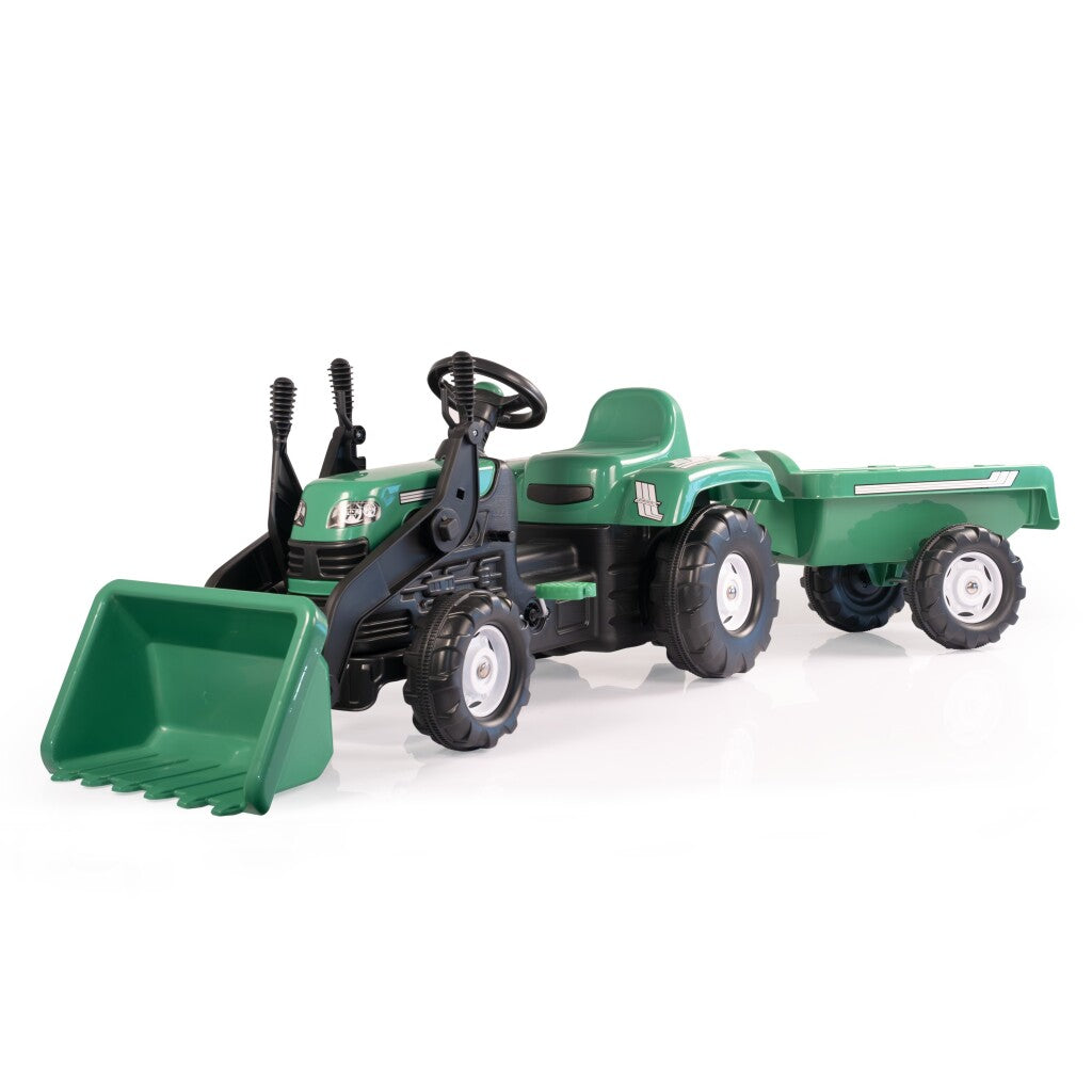 Excavatrice de tracteur à pédale Dolu + Green de remorque