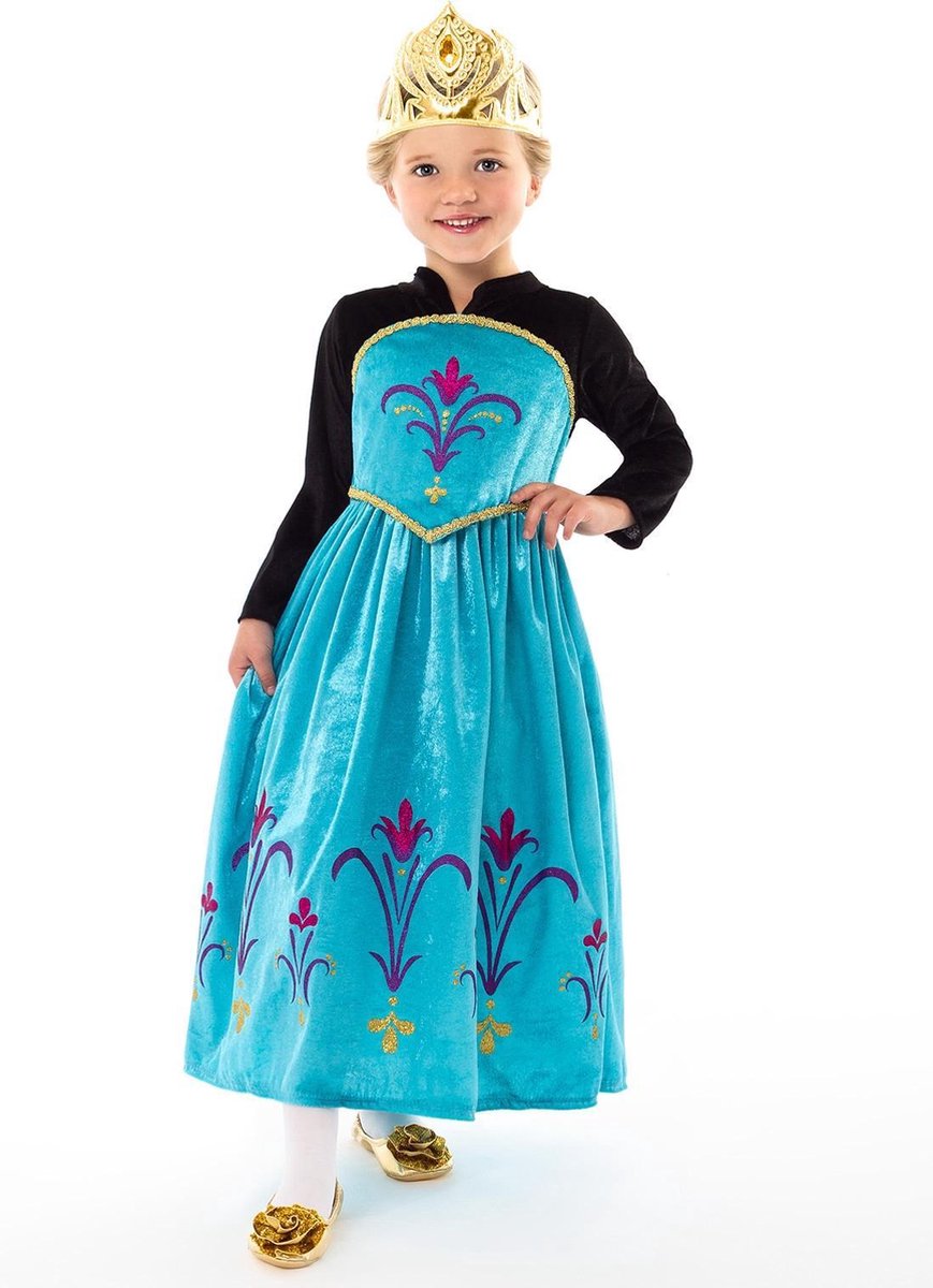 Petites aventures - robe elsa congelée couronnement jour - taille 104 116