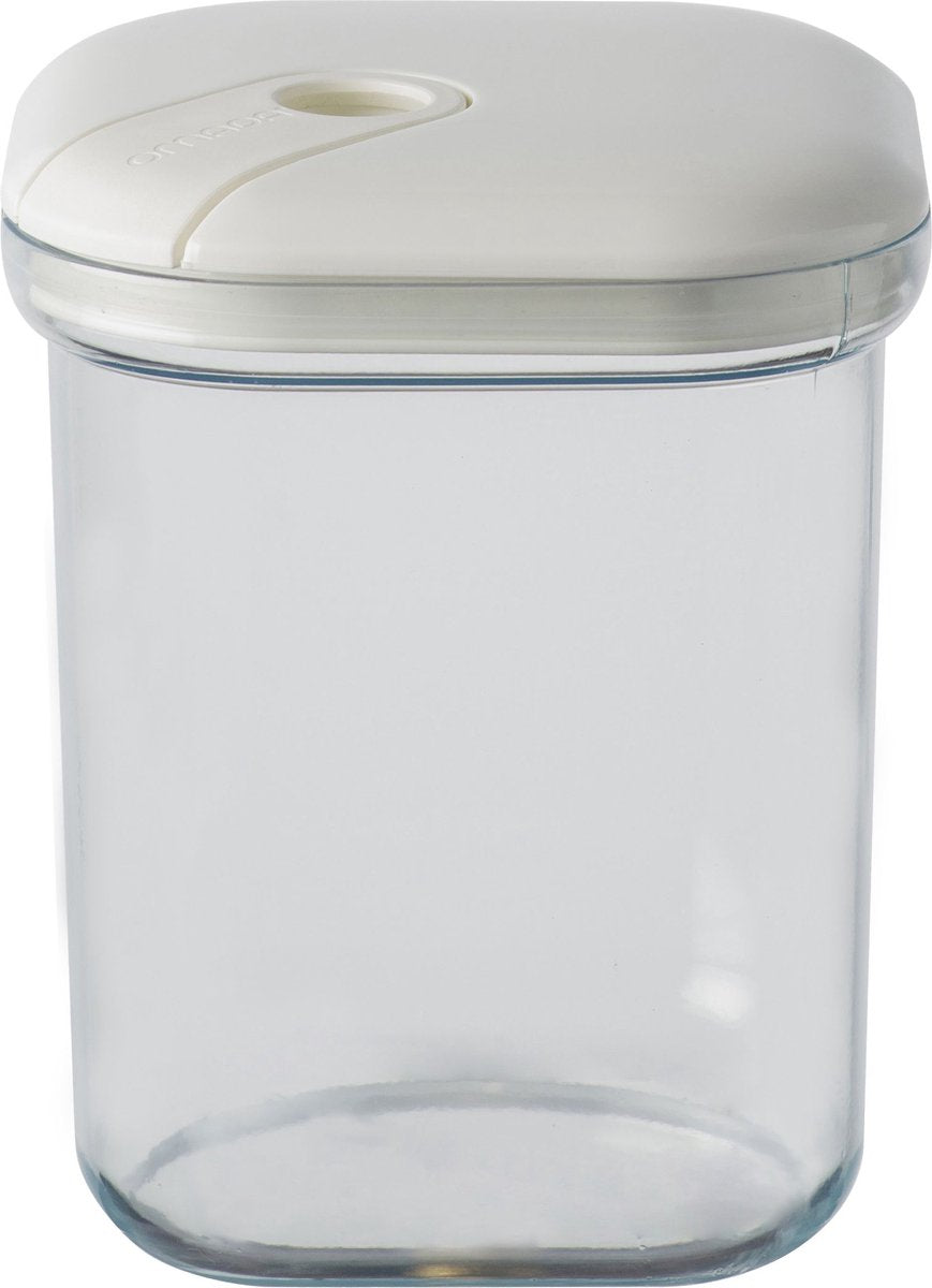 Omada - pot de conservation pull box 1 litre - polypropylène - beige -