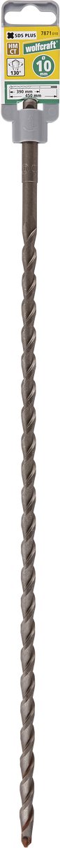 Wolfcraft - foret à béton sds-plus ø 10 mm - carbure fourni - 7871010