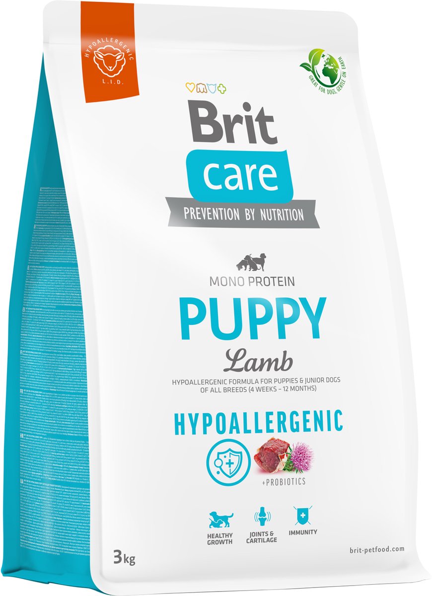 Brit care - chien - chiot hypoallergénique - agneau - 12 kg