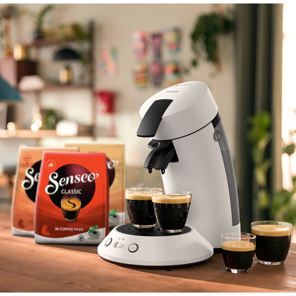 Philips Senseo cafetière CSA210 10 originale plus blanc