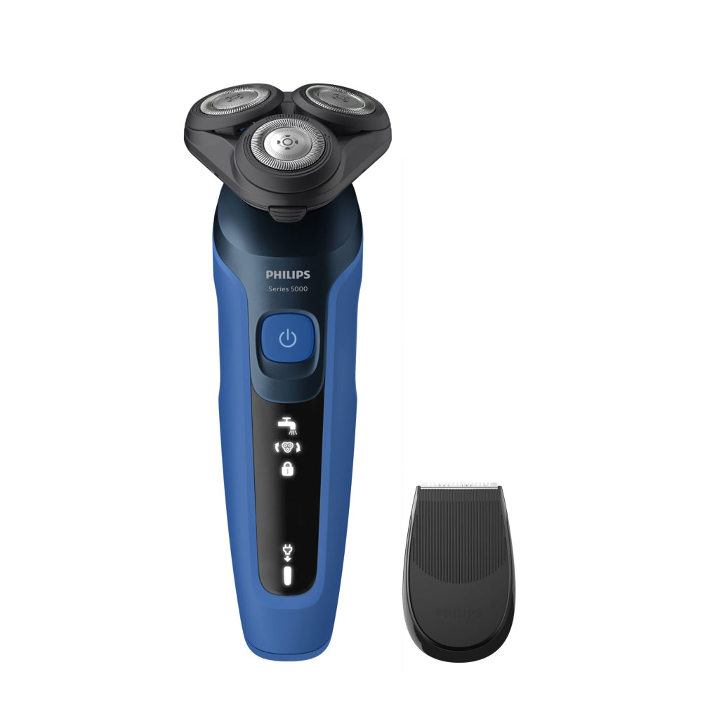 Philips s5466 17 rasoir série 5000 rasoir électrique à sec et humide noir bleu
