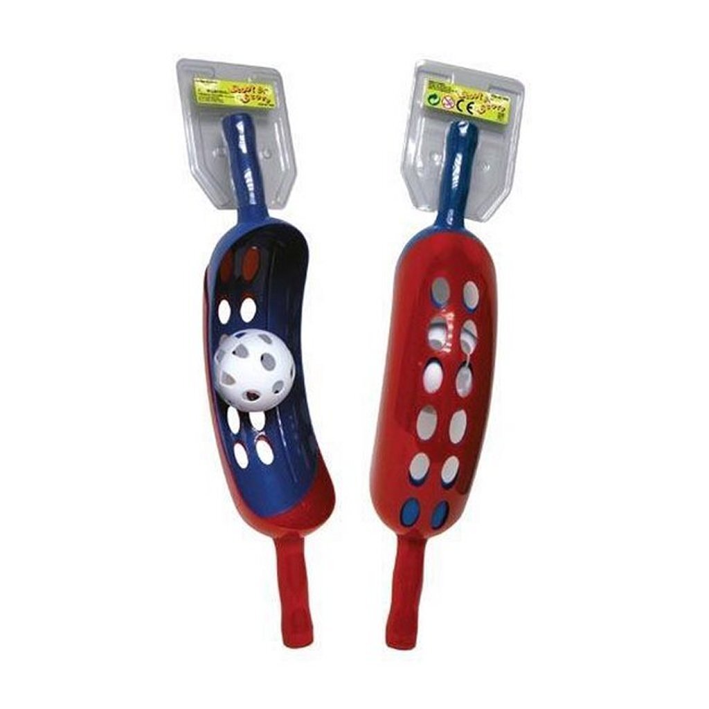 Alerte alerte attraper jeu de lancer rouge bleu blanc