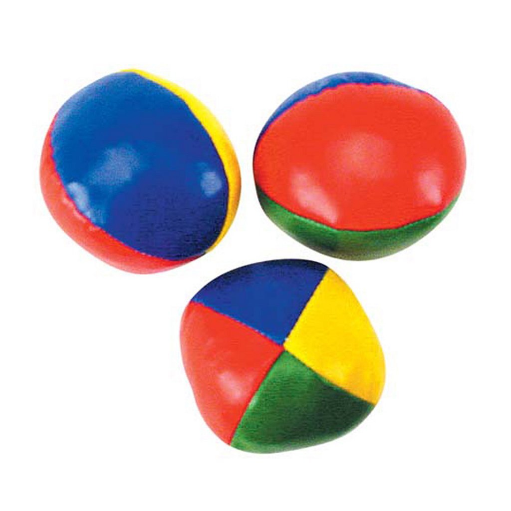 Autres marques de balles de jonglage 3 pièces bleu rouge jaune vert