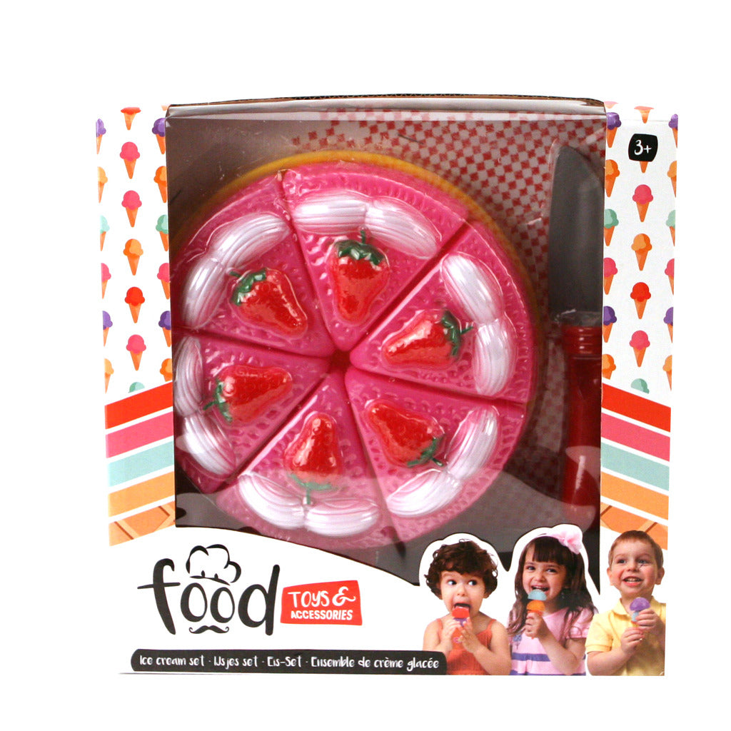 Gâteau alimentaire de base avec pelle à gâteau