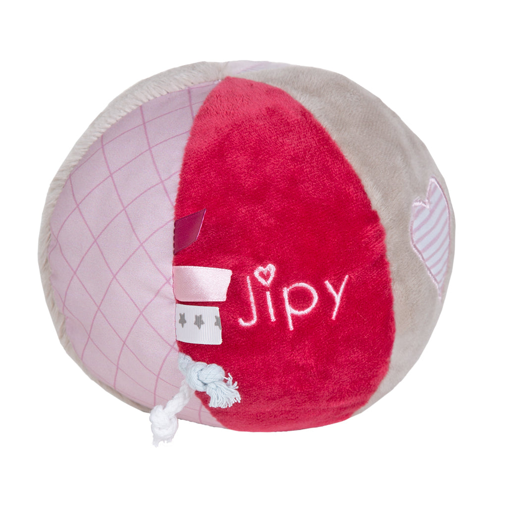 Boule câline Jipy + son rose