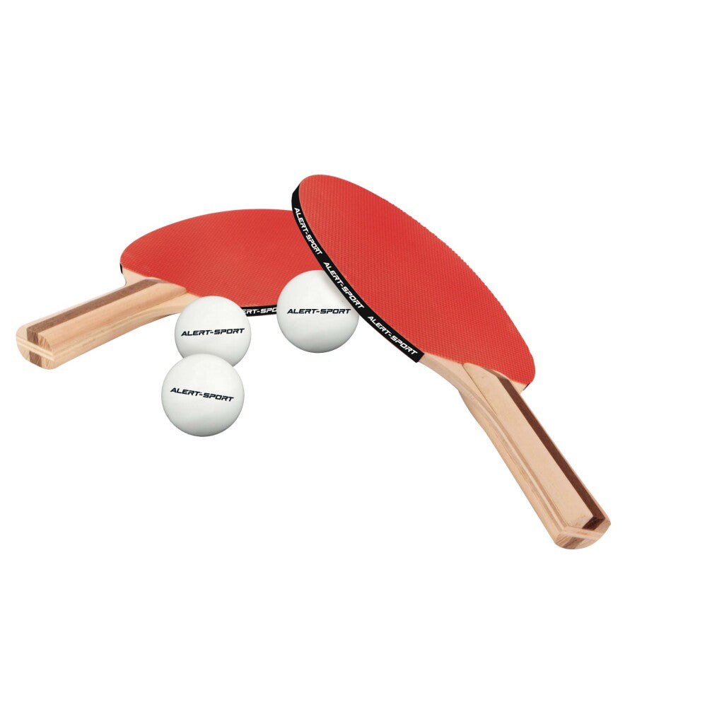 Set de tennis de table Alert Sports avec 2 raquettes et 3 balles
