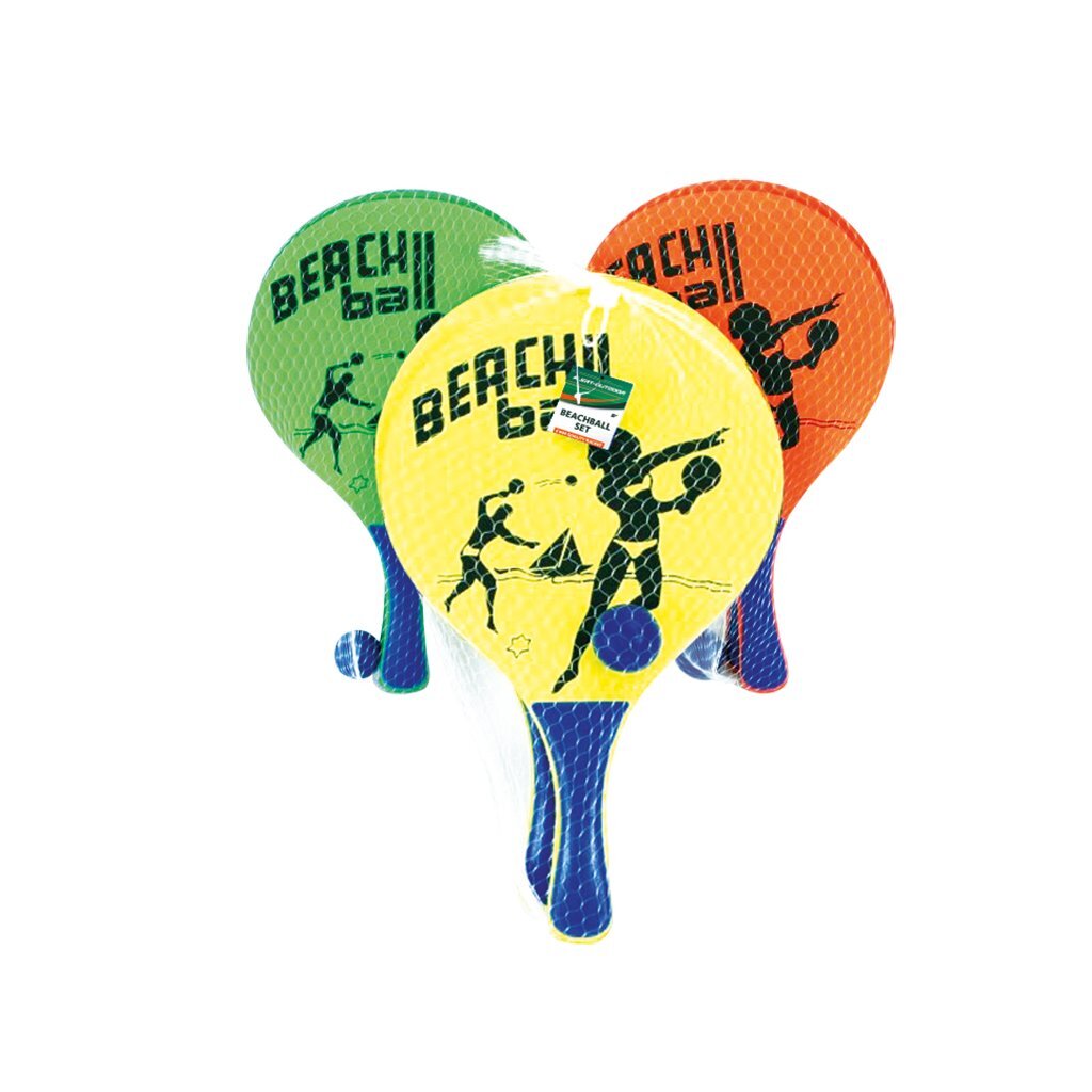 Ensemble de ballon de plage extérieur Alert en bois