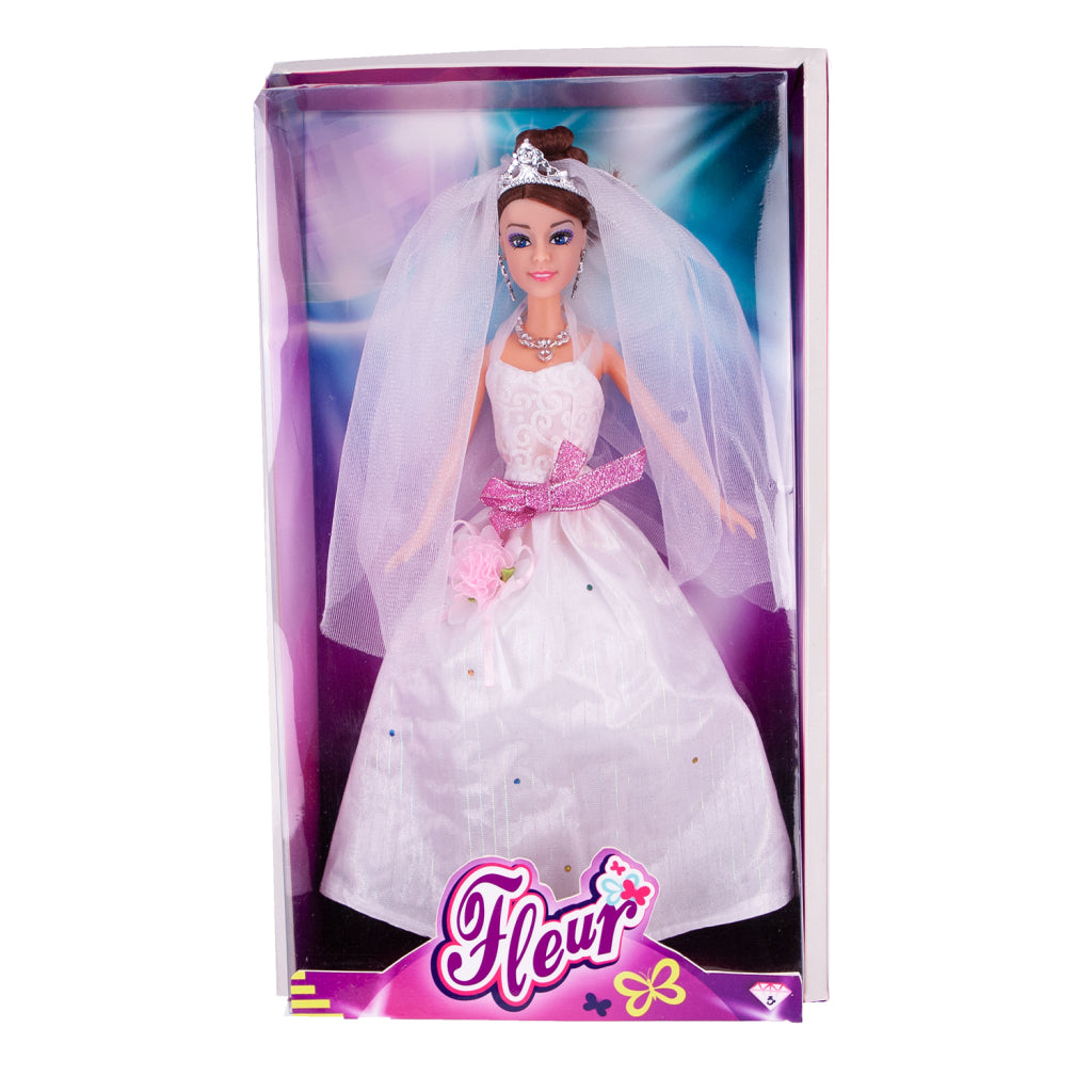 Fleur poupée mariée 2 assortis | 2 pièces