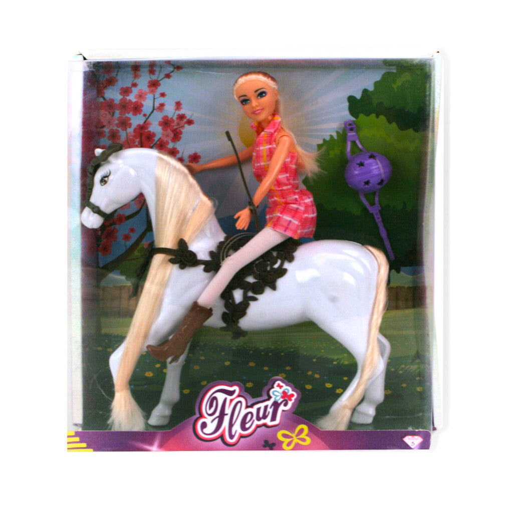 Poupée fleur basique avec ensemble cheval