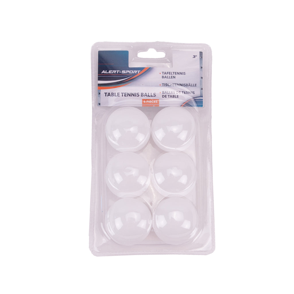 Balles de tennis de table Alert sport 6 pièces