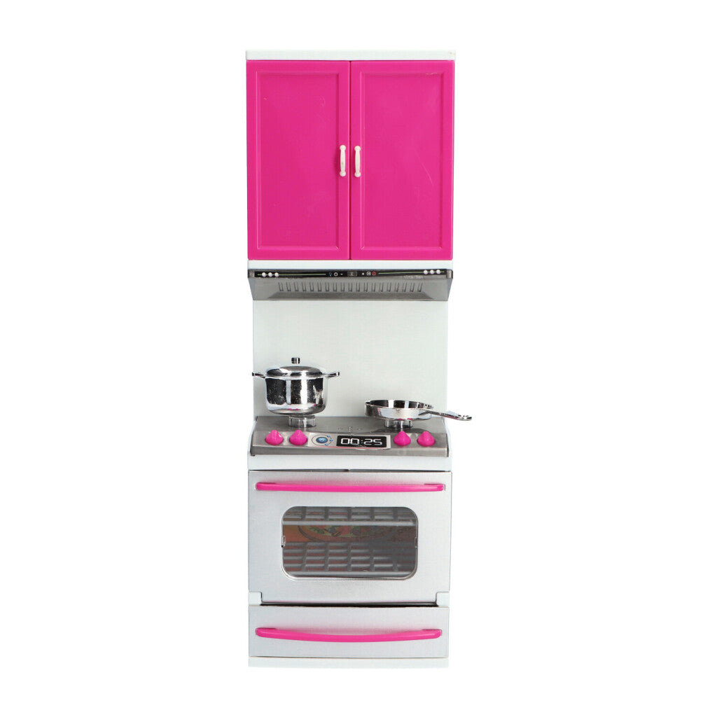 Ensemble de cuisine Fleur cuisinière à gaz avec four et placard de cuisine