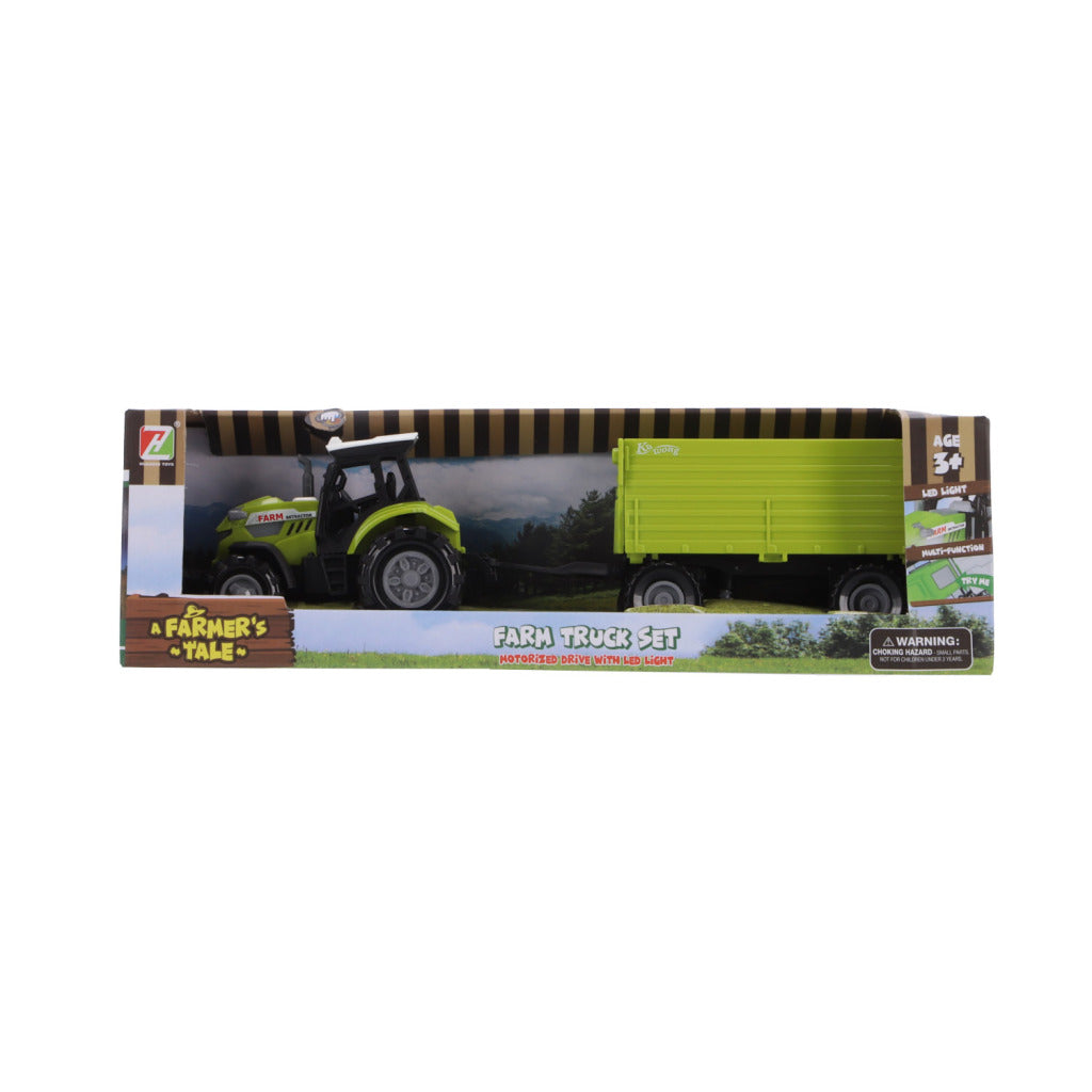 Autres marques de tracteur avec remorque + lumière et son