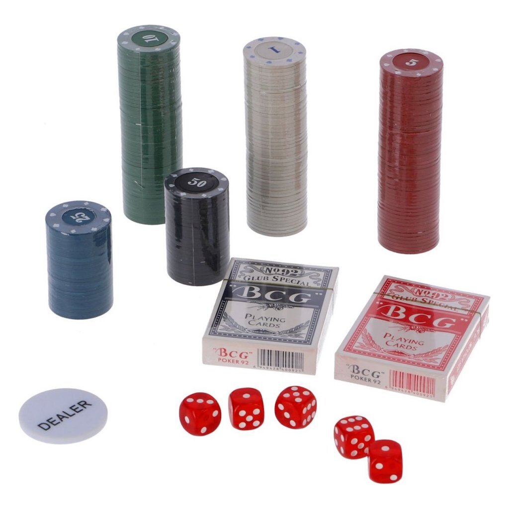 Jeu de poker de marque privée Osa en coffret de 200 pièces avec 2 jeux de cartes à jouer et de jetons