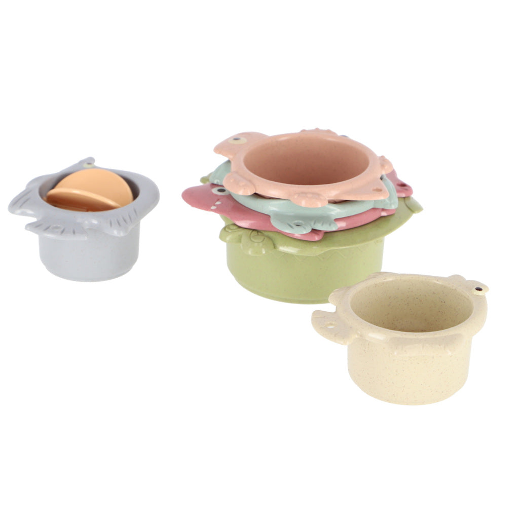 Jouets de bain en forme de pile de bioplastique Jipy