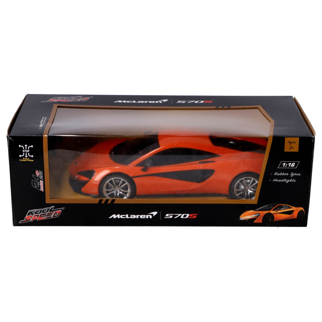 Kool speed rc mclaren 5705 1:16 + orange clair