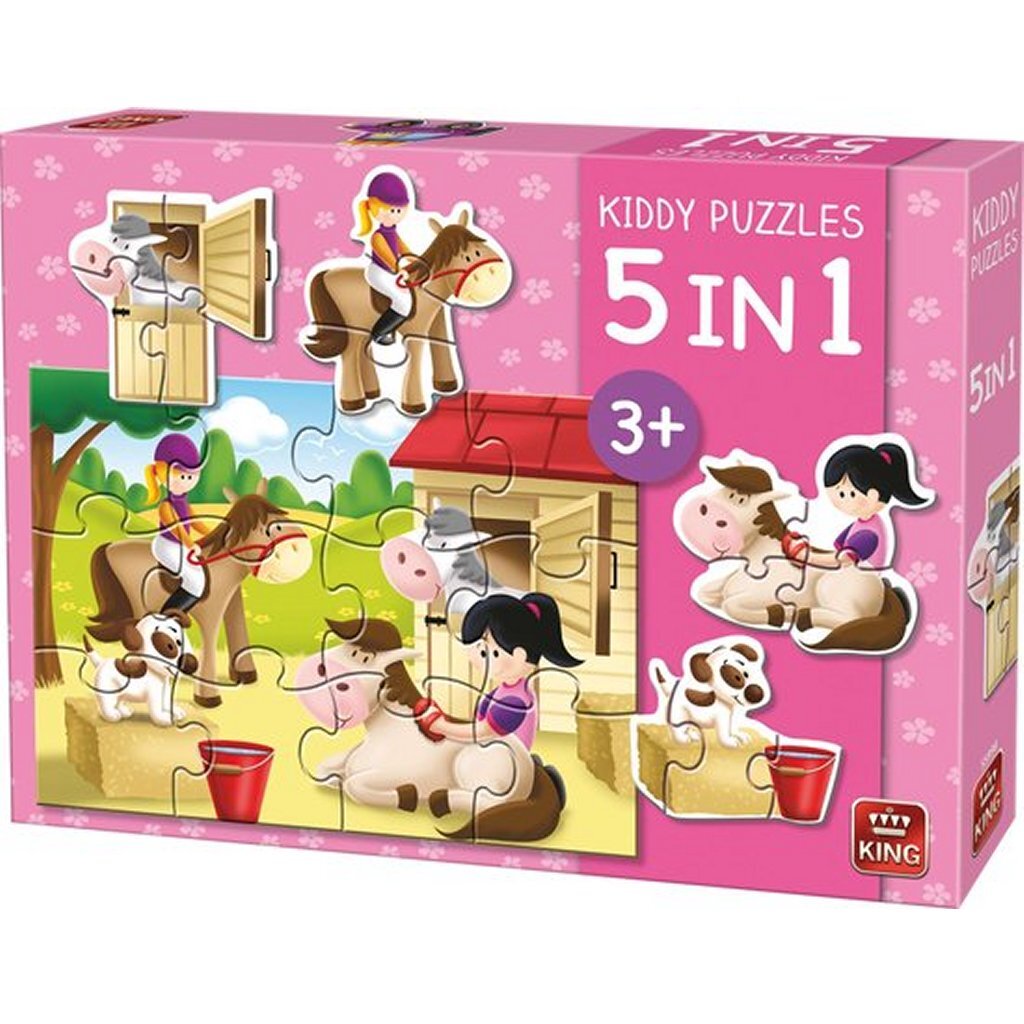 Puzzle 5 en 1 de la collection King Kiddy