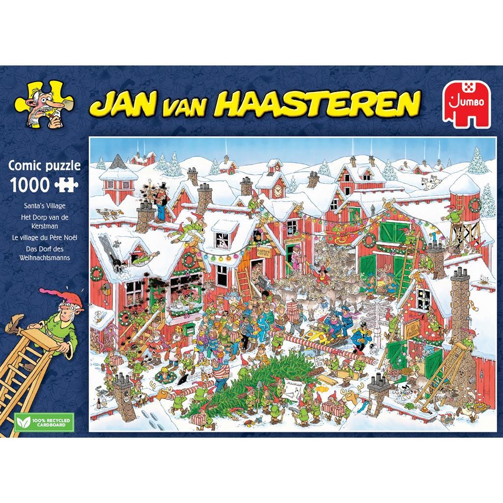 Puzzle Jumbo Jan Van Haasteren Village du Père Noël 1000 pièces