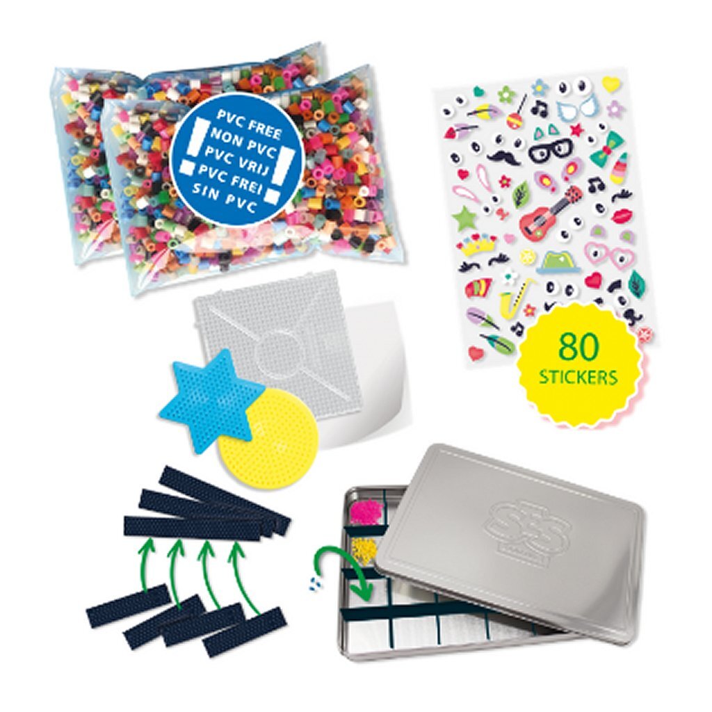 Ses creative beedz perles à repasser boîte de tri luxe 6000 pièces