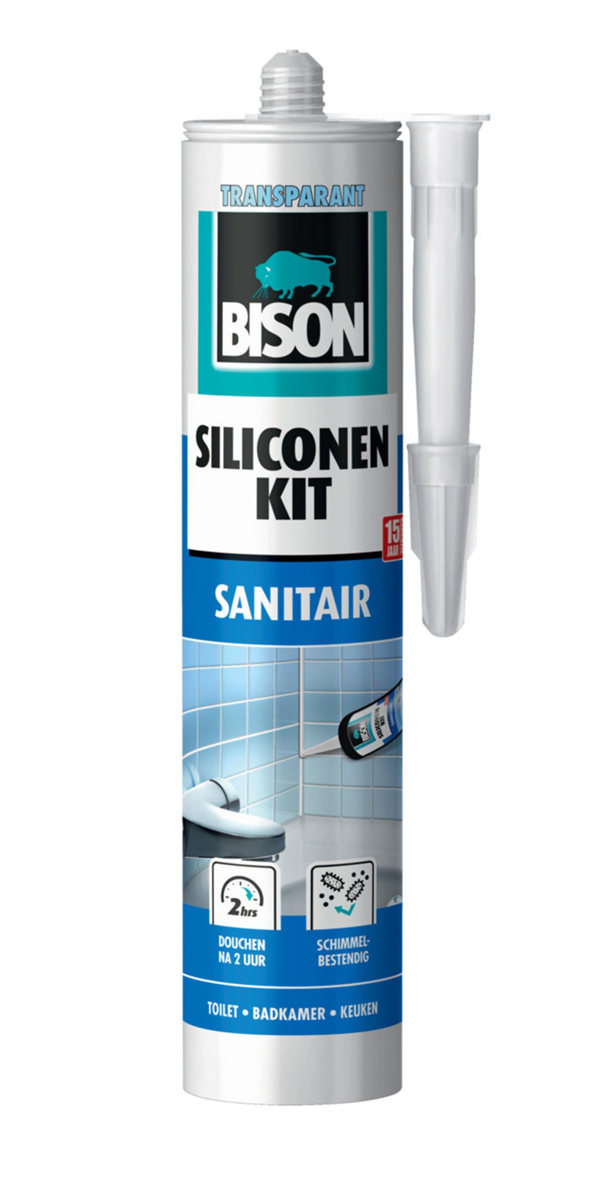Bison mastic silicone sanitaire transparent crt 300ml*12 nl - 1491320 - 1491320