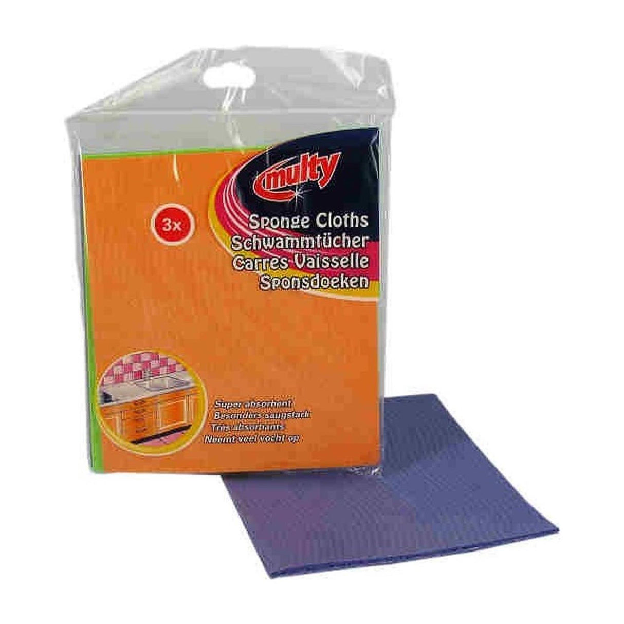 Chiffons éponge Multy - 3 pièces