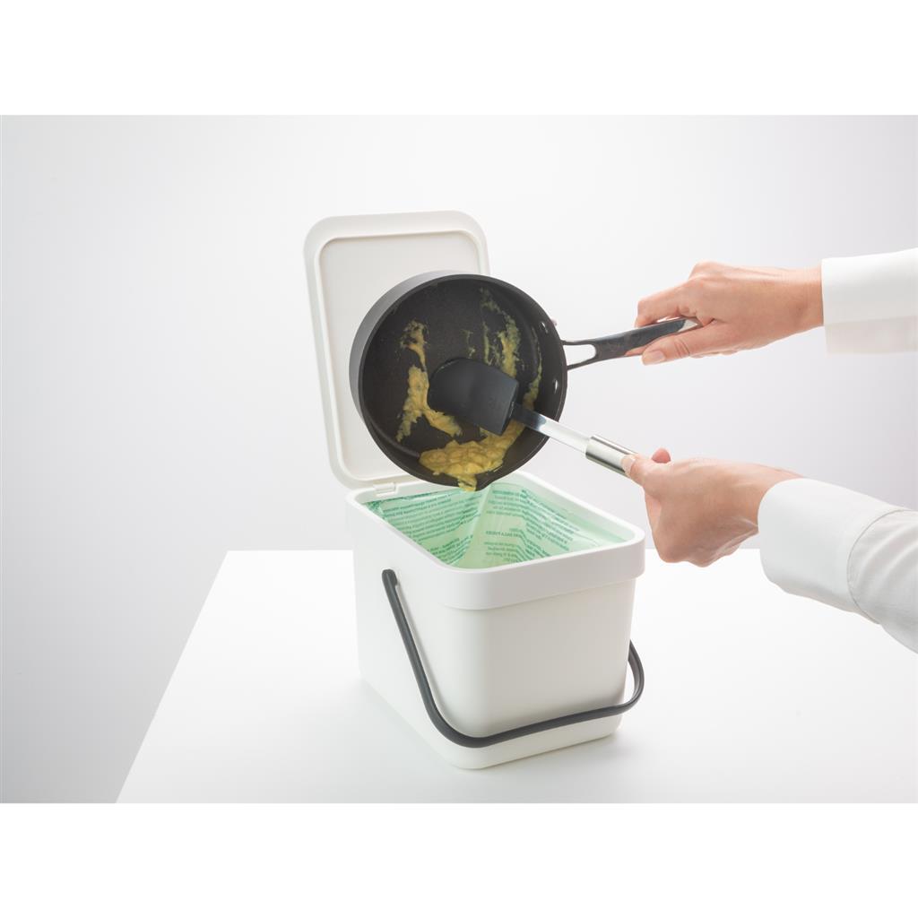 Grattoir à poêle en silicone profilé Brabantia