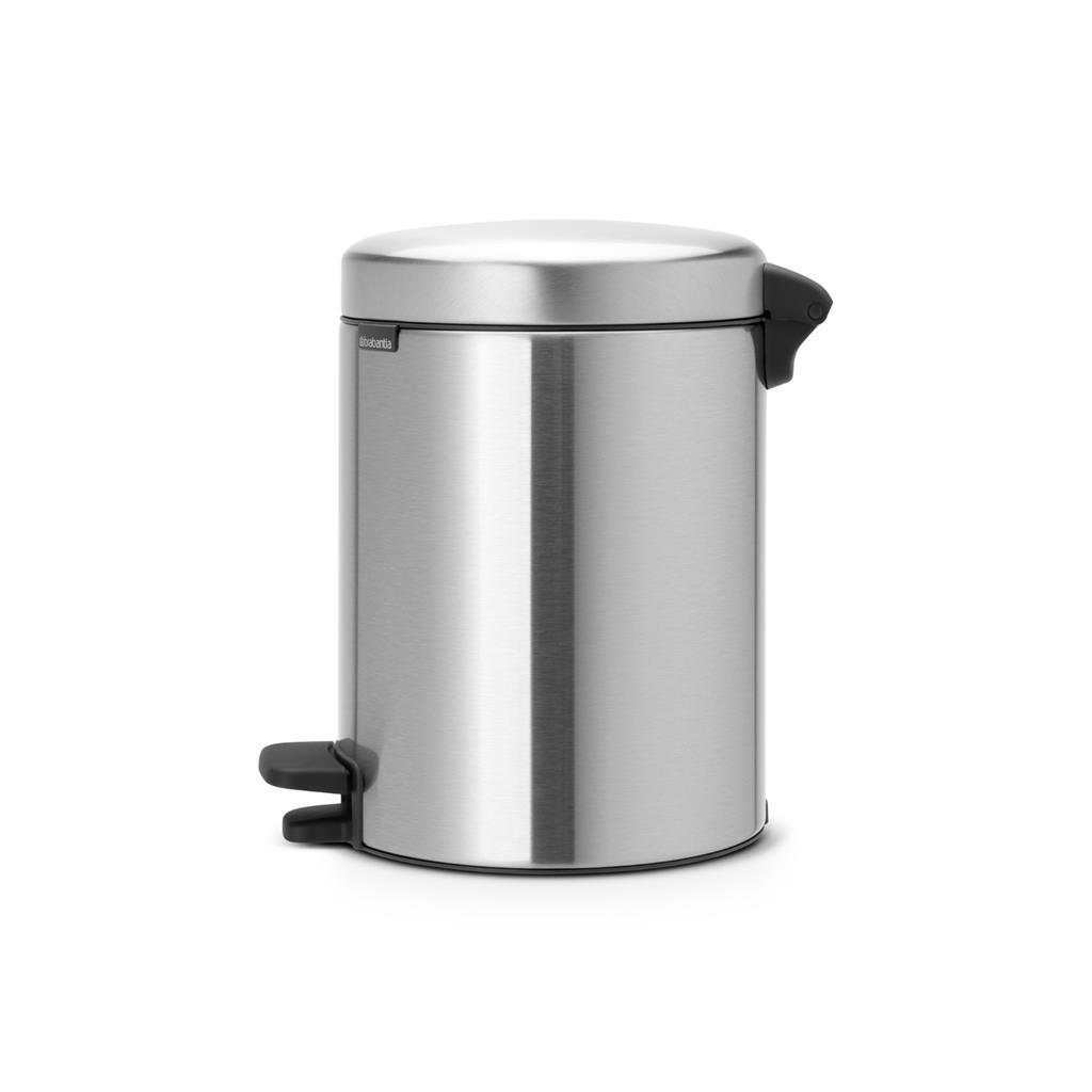Brabantia newicon poubelle à pédale 5l acier mat