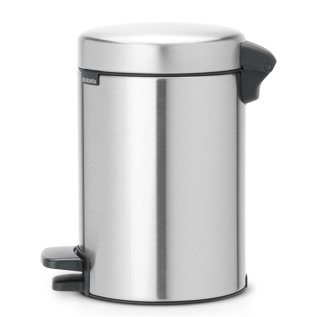 Brabantia newicon poubelle à pédale 3l acier mat