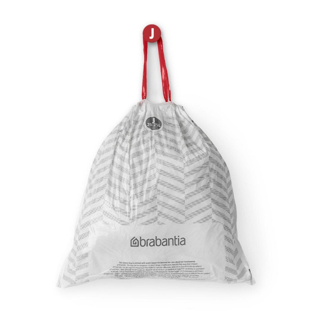 Sac poubelle Brabantia perfectfit, code j, 23l, 20 pièces