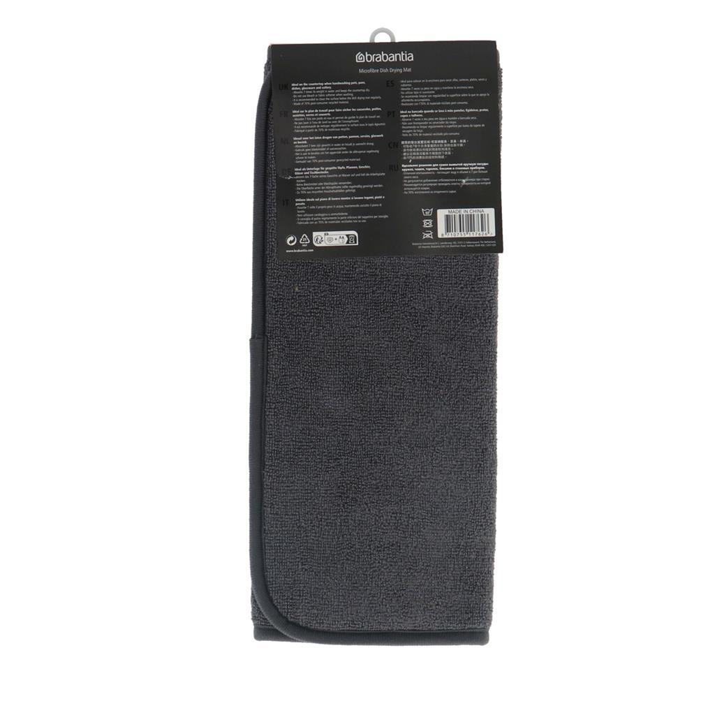Brabantia tapis de drainage en microfibre pour évier 47x40 cm gris