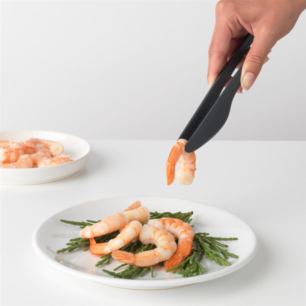 Brabantia savoureux+ pince de cuisine gris foncé