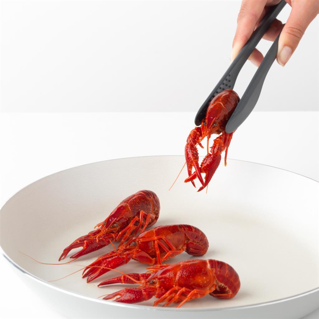 Brabantia savoureux+ pince de cuisine gris foncé