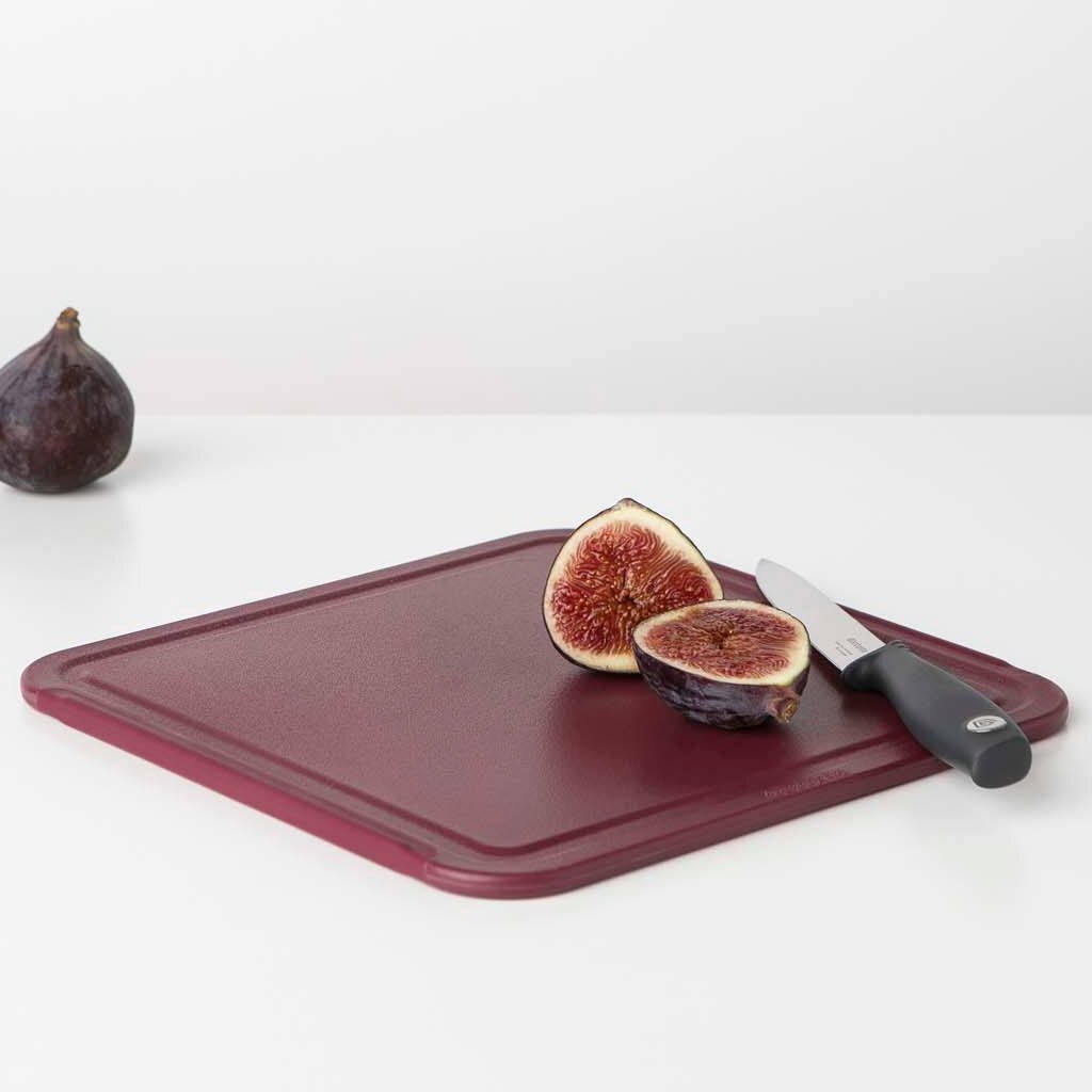 Brabantia planche à découper moyenne savoureuse+ aubergine rouge