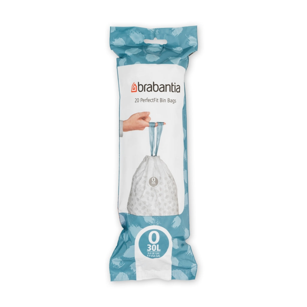 Sac poubelle Brabantia ajustement parfait o 30l, 20 pièces