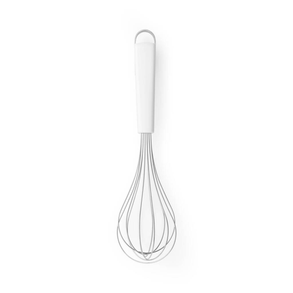 Brabantia fouet essentiel blanc acier inoxydable 27 cm